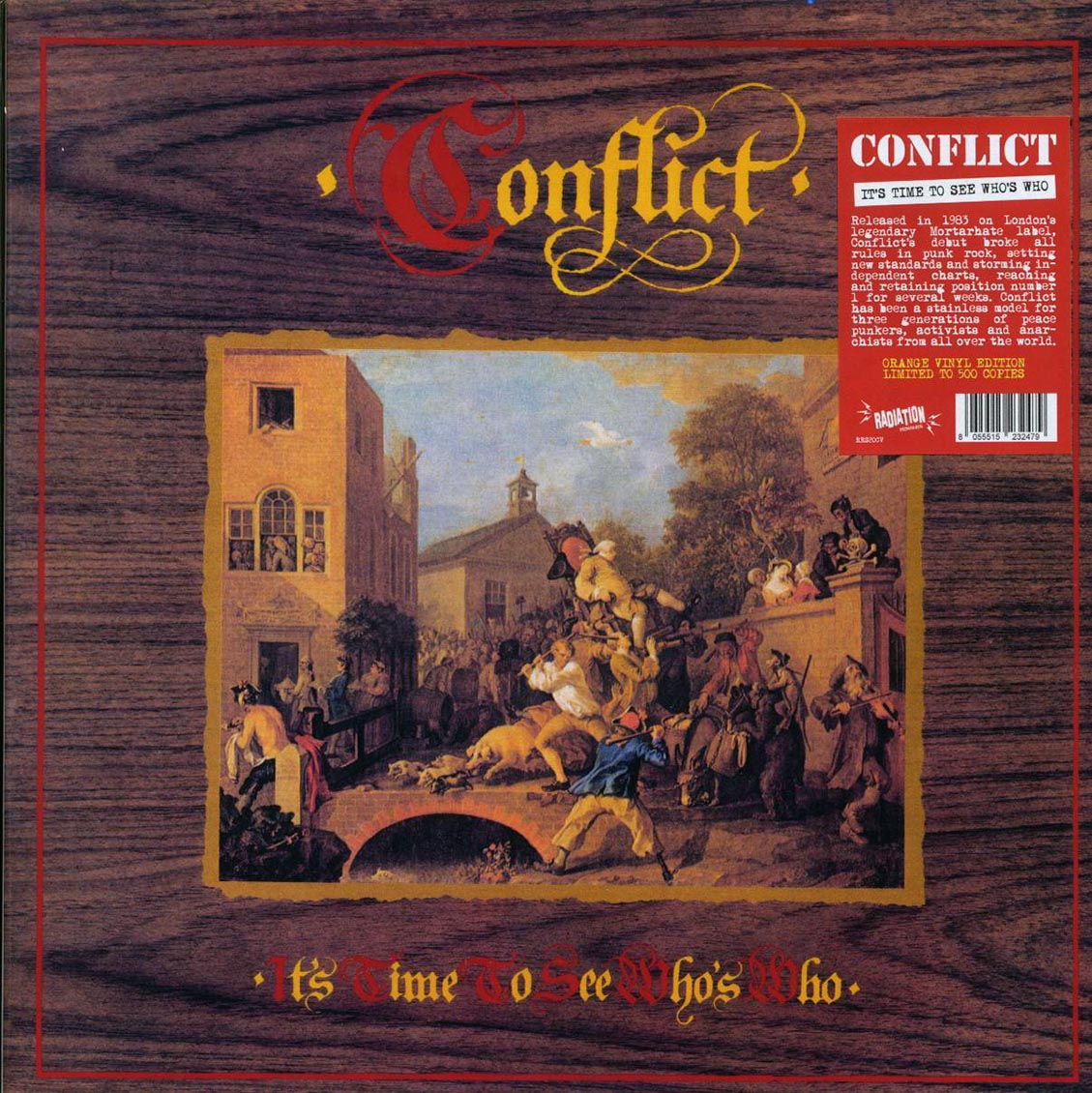 Conflict - It's Time To See Who's Who (ltd. 500 copies made) (orange vinyl)