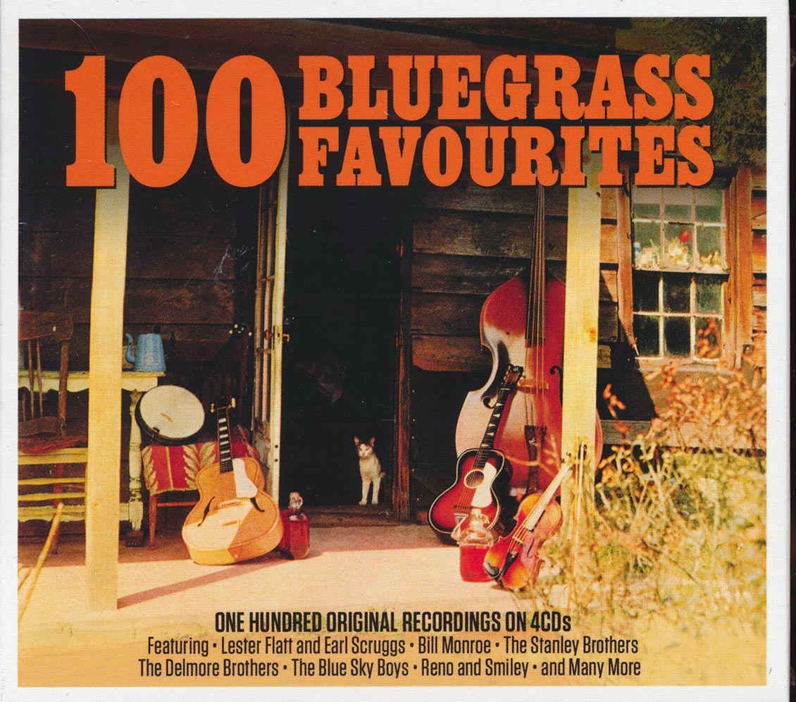 Bill Monroe, Flatt & Scruggs, The Stanley Brothers, Etc. - 100 Bluegrass Favourites (100 tracks) (4xCD) (deluxe 4-fold digipak)
