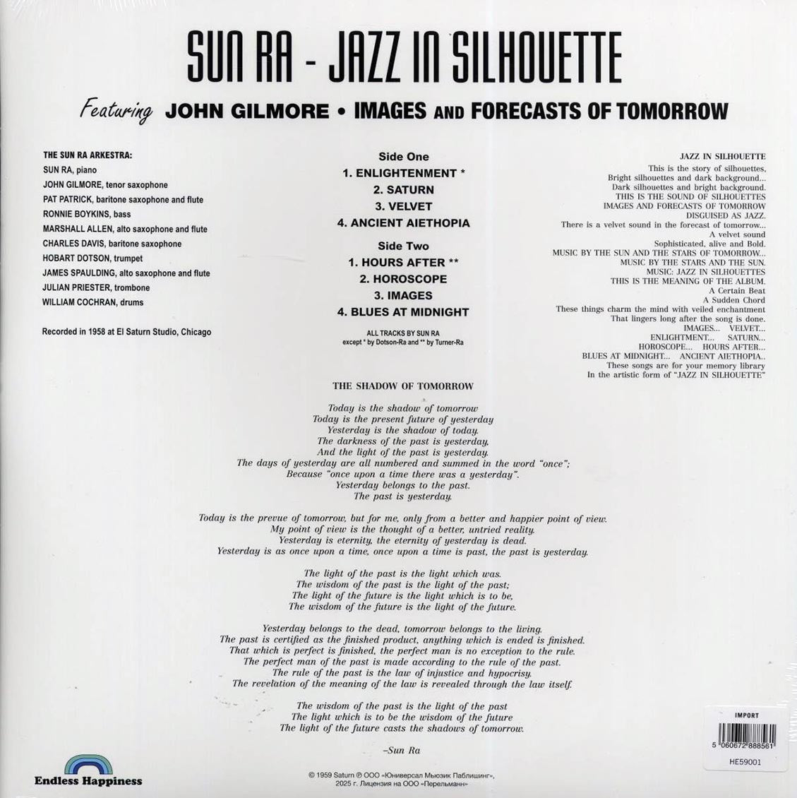 Sun Ra & His Arkestra - Jazz In Silhouette
