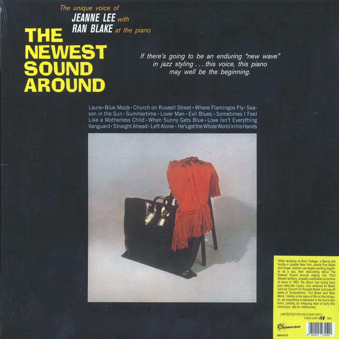 Jeanne Lee, Ran Blake - The Newest Sound Around (ltd. 500 copies made) (clear vinyl)