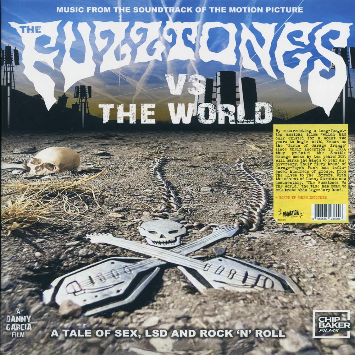 The Fuzztones - The Fuzztones Vs The World: Music From The Soundtrack Of The Motion Picture (2xLP) (remastered) (incl. a bonus 45rpm vinyl)