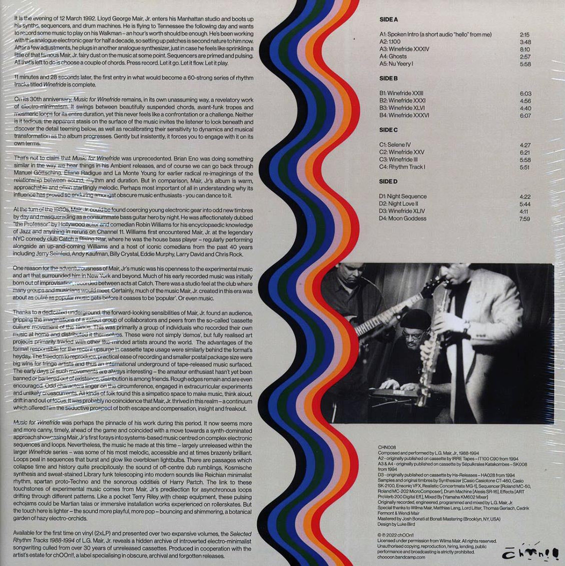 LG Mair Jr. - Selected Rhythm Tracks 1988-1994 Volume I (2xLP) (remastered)