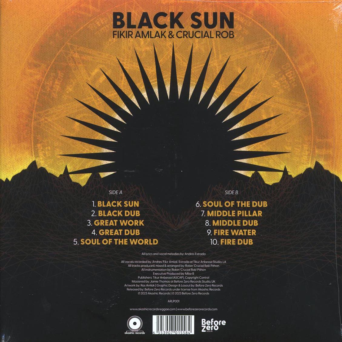 Fikir Amlak, Crucial Rob - Black Sun