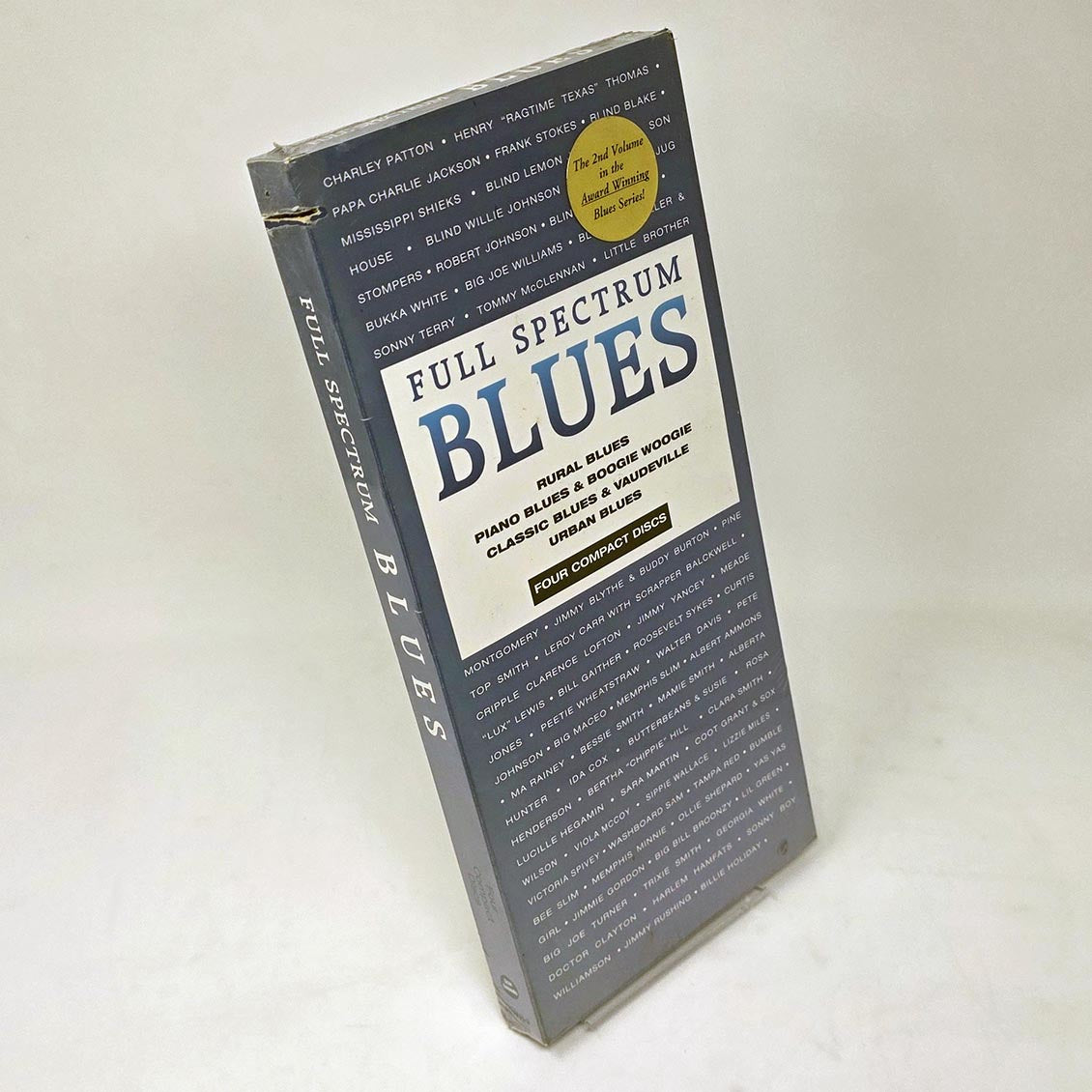 Charley Patton, Papa Charlie Jackson, Memphis Slim, Billie Holiday, Big Joe Williams, Bumble Bee Slim, Etc. - Full Spectrum Blues: Rural Blues, Paino Blues, Boogie Woogie, Classic Blues, Vaudeville & Urban Blues (4xCD) (box set)