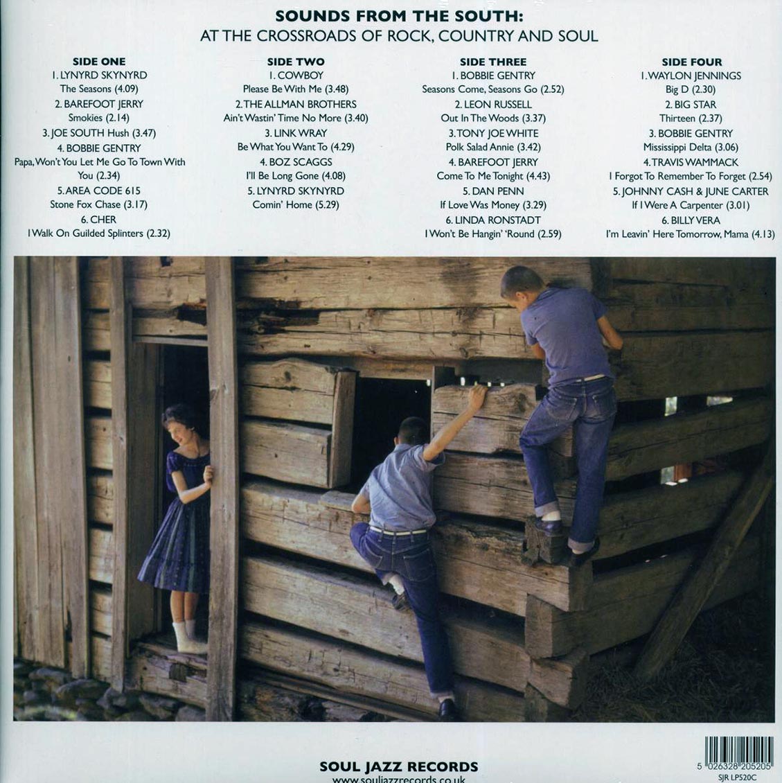 Lynyrd Skynyrd, Barefoot Jerry, The Allman Brothers, Link Wray, Dan Penn, Etc. - Delta Swamp Rock: Sounds From The South At The Crossroads Of Rock, Country And Soul (2xLP)