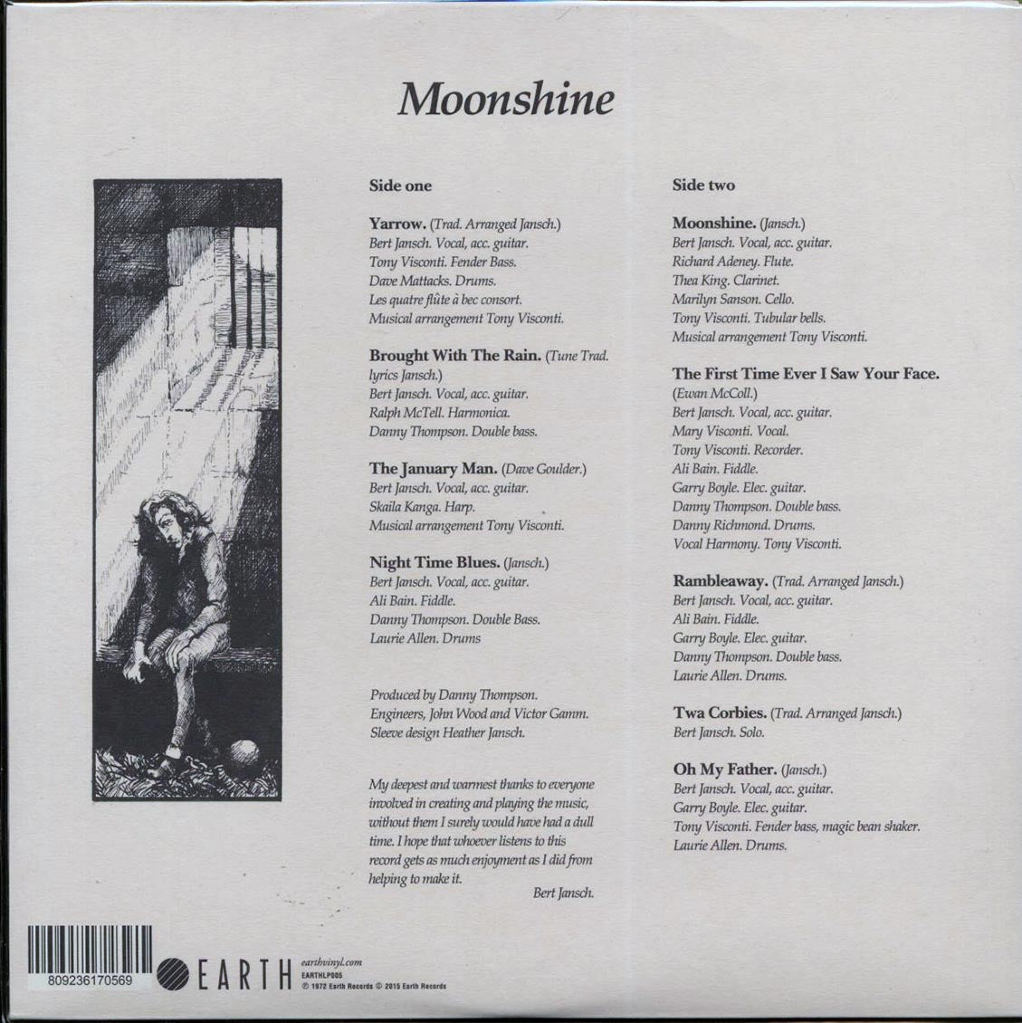 Bert Jansch - Moonshine (ltd. ed.) (picture disc)