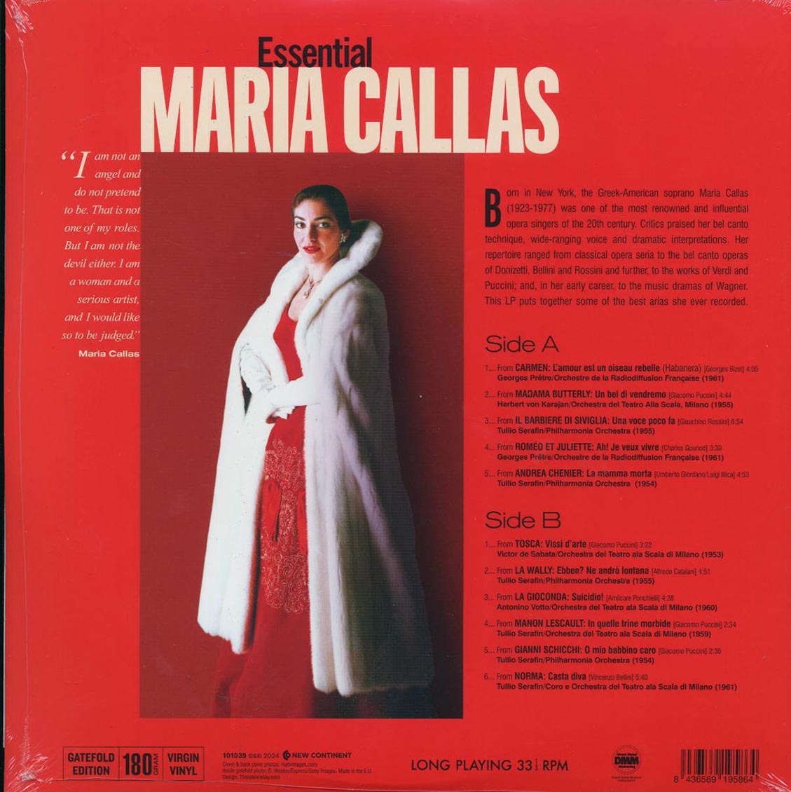 Maria Callas - Essential Maria Callas (180g)