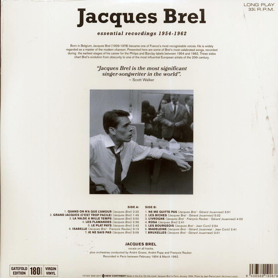 Jacques Brel - Essential Recordings 1954-1962 (ltd. ed.) (180g)