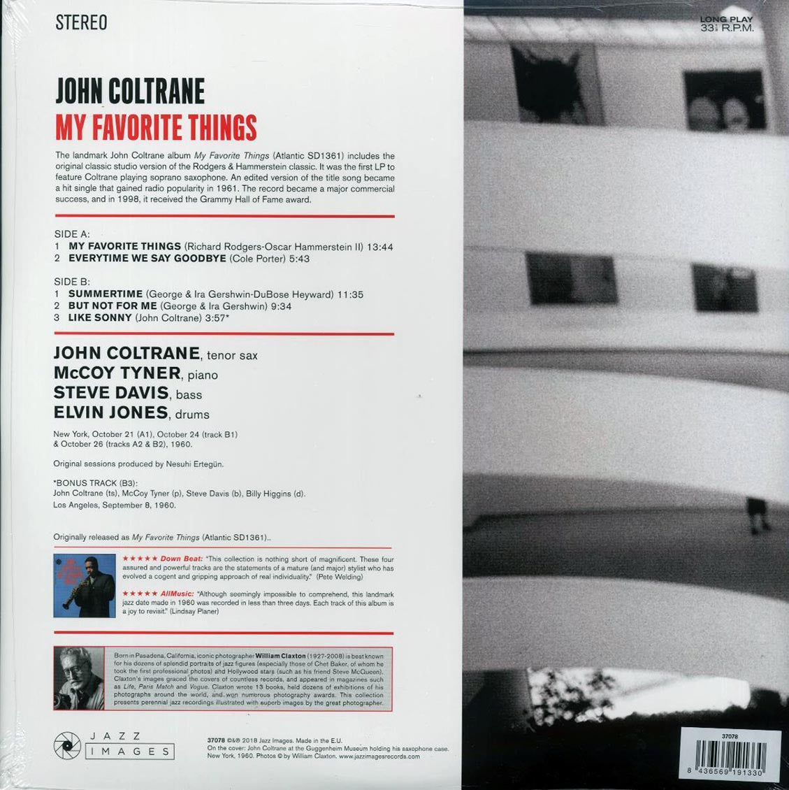 John Coltrane - My Favorite Things (+bonus track) (ltd. ed.) (180g)