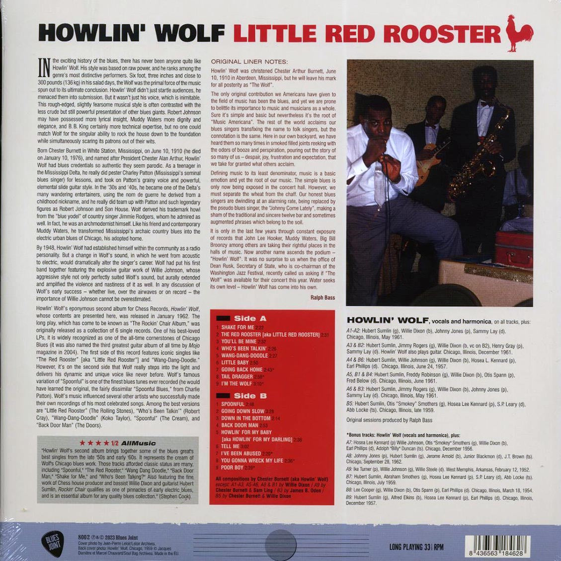 Howlin' Wolf - Little Red Rooster (+6 bonus tracks) (ltd. ed.) (180g)