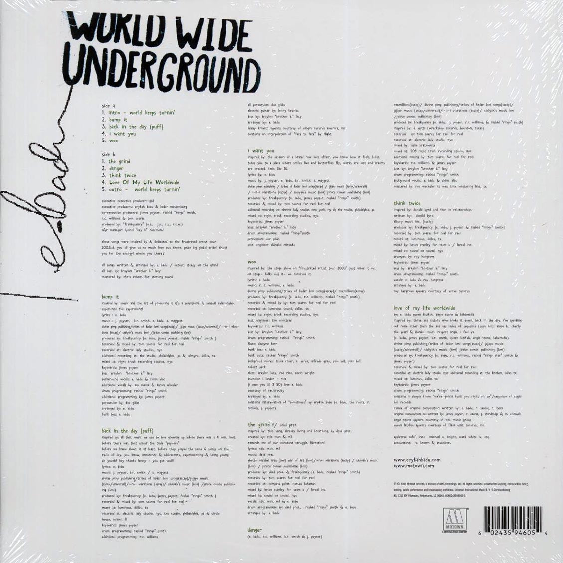 Erykah Badu - Worldwide Underground (ltd. ed.) (purple vinyl)