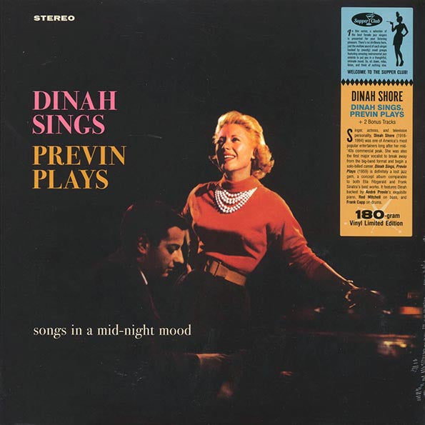 Dinah Shore - Dinah Sings, Previn Plays: Songs In A Mid-Night Mood (+2 bonus tracks) (ltd. ed.) (180g)