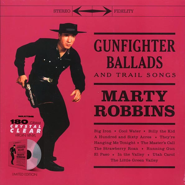 Marty Robbins - Gunfighter Ballads And Trail Songs (+4 bonus tracks) (ltd. ed.) (180g) (clear vinyl)