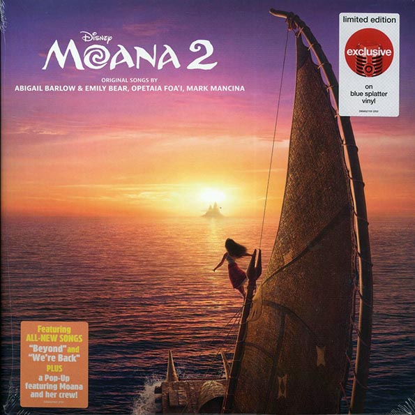 Abigail Barlow, Emily Bear, Opetaia Foa'i, Mark Mancina - Moana 2 (blue splatter vinyl)
