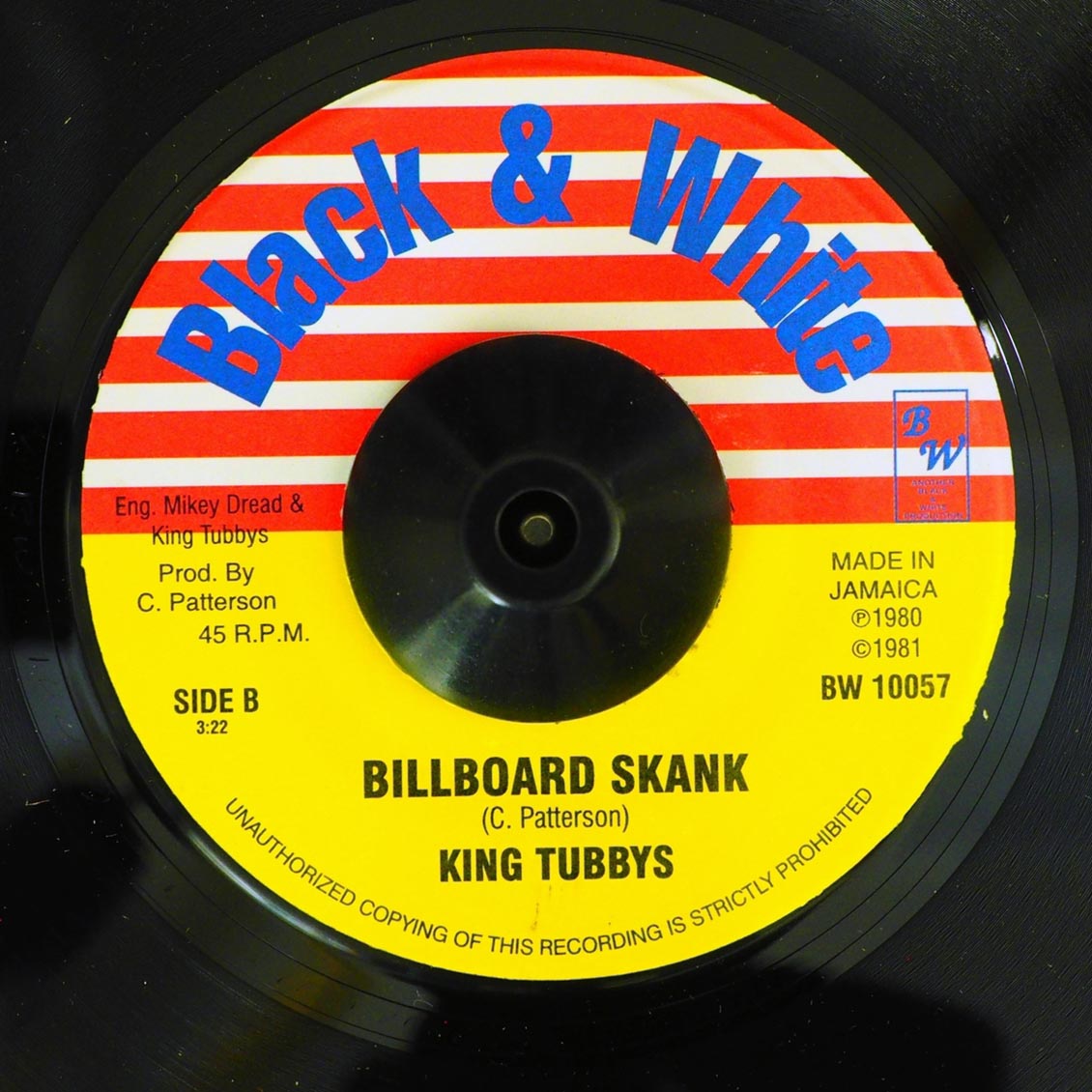 Johnny Ringo - The Boss / King Tubby - Billboard Skank