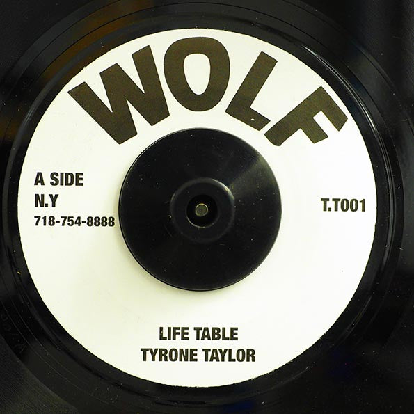 Tyrone Taylor - Life Table / Version (UK press)