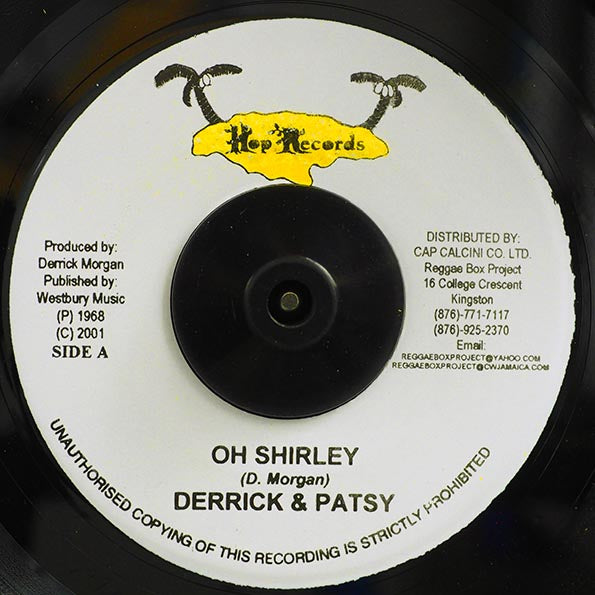 Derrick Morgan And Patsy, Drumbago All Stars - Oh Shirley / Derrick Morgan - Joy Bells