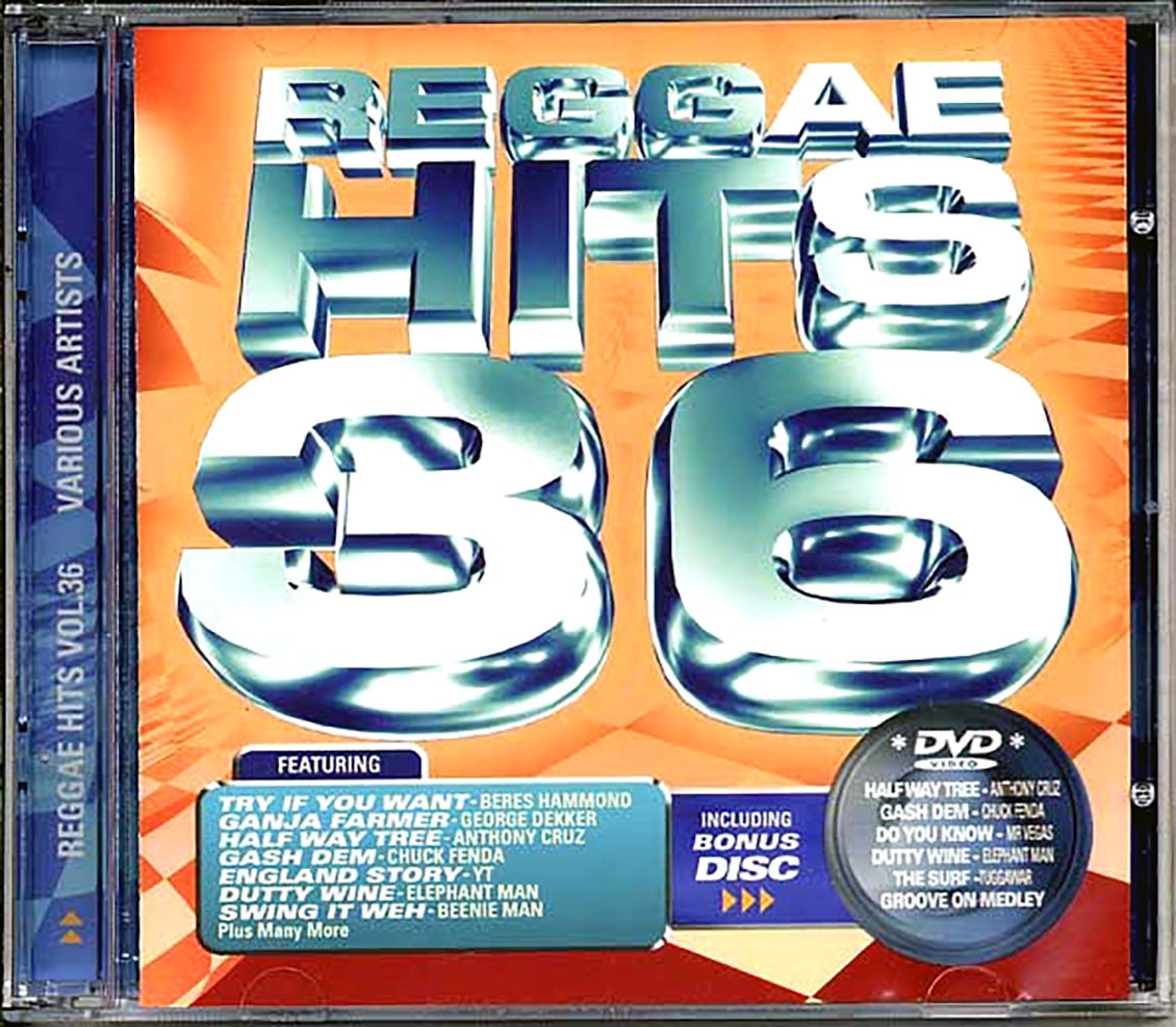 Various - Reggae Hits Volume 36 (20 tracks) (incl. DVD)