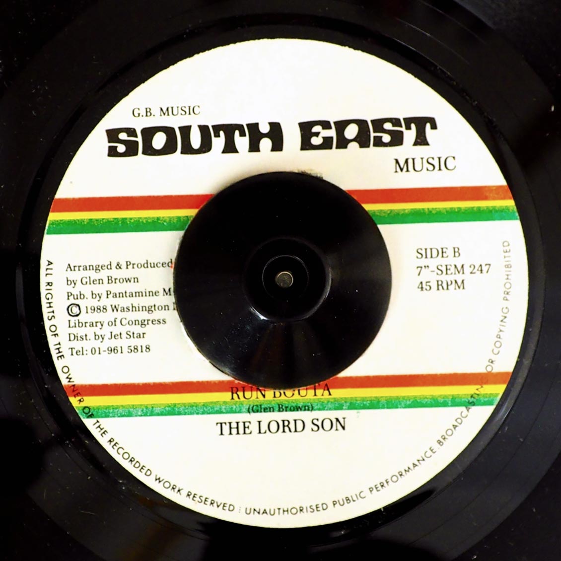 The Lord Son - Come Out Of We Yard President Bouta / The Lord Son - Run Bouta (orig. press)