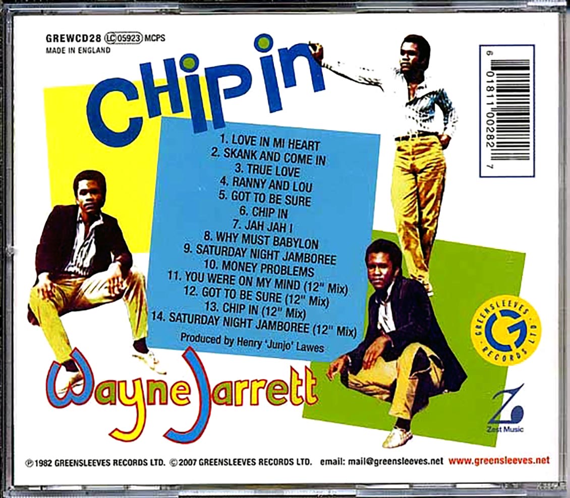 Wayne Jarrett - Chip In (With 4 Bonus Tracks)
