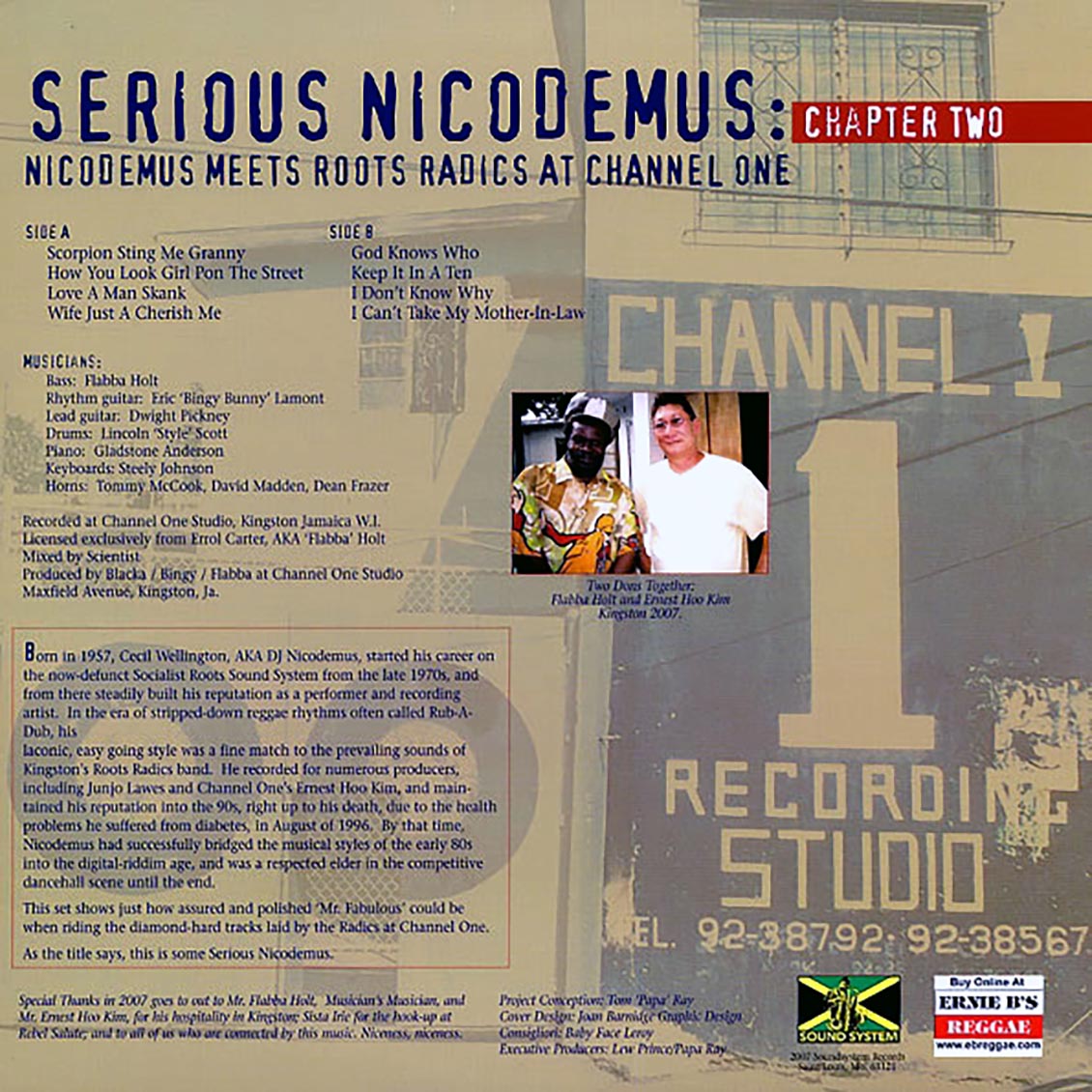Nicodemus - Serious Nicodemus Volume 2: Nicodemus Meets Roots Radics At Channel One (ltd. ed.)
