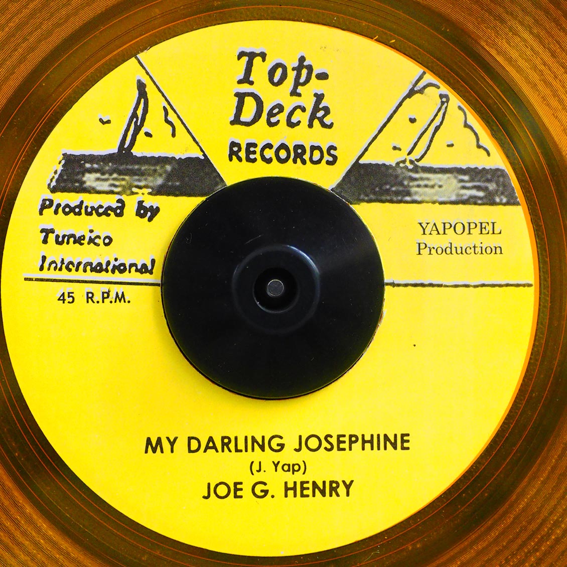 Joe G Henry - My Darling Josephine / Joe G Henry - There She Goes (orange vinyl)
