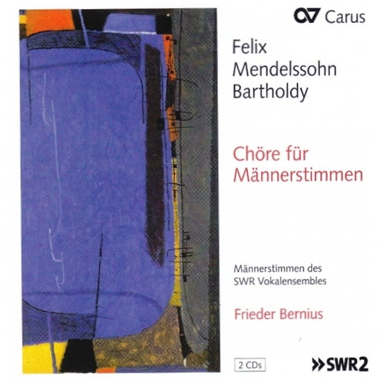 SWR VOKALENSEMBLE - MENDELSSOHN: MAENNERCHOERE