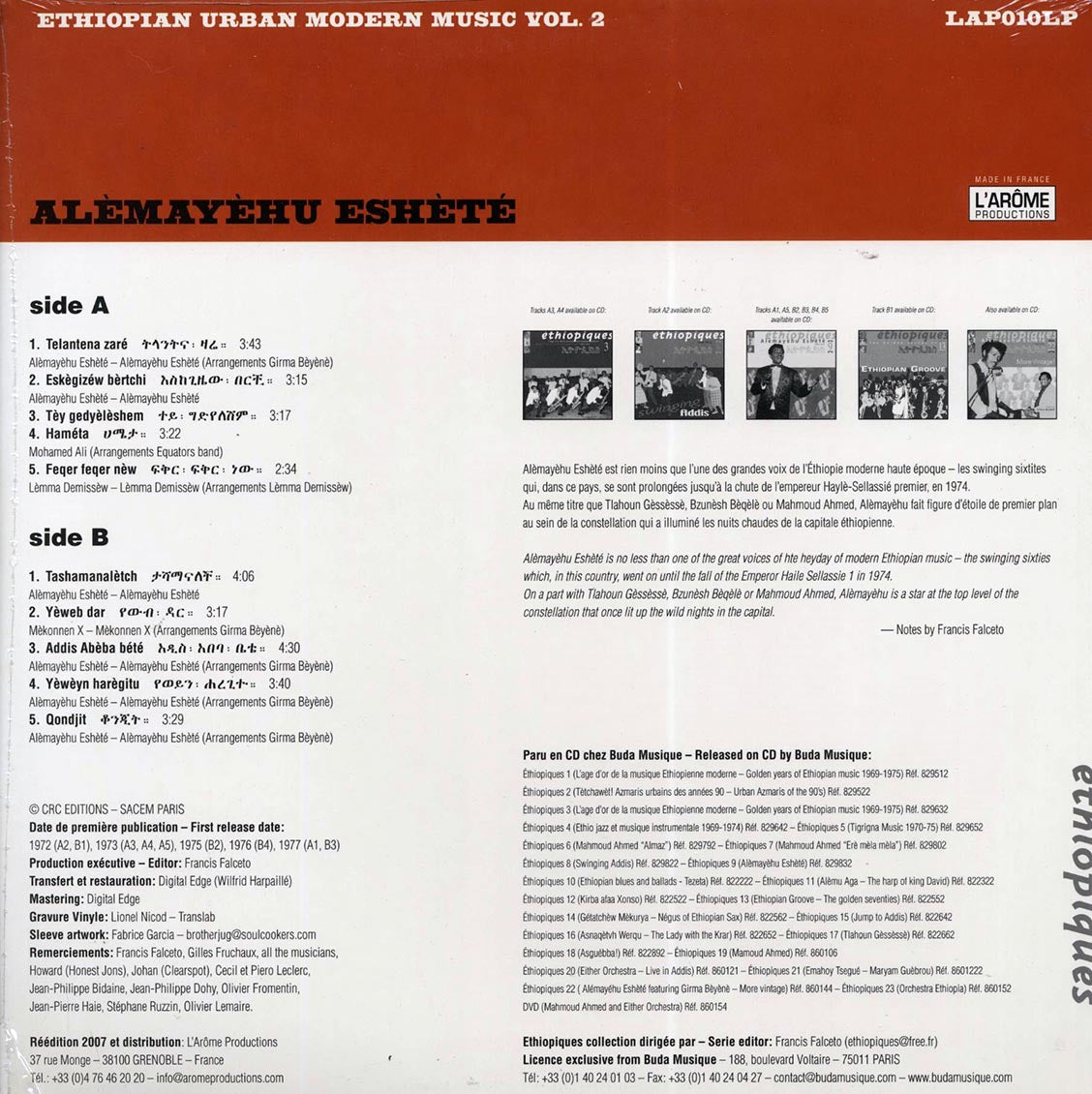 Alemayehu Eshete - Ethiopian Urban Modern Music Volume 2