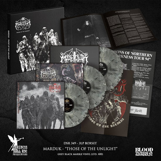 MARDUK - THOSE OF THE UNLIGHT (3LP/GREY/BLACK MARBLE VINYL)