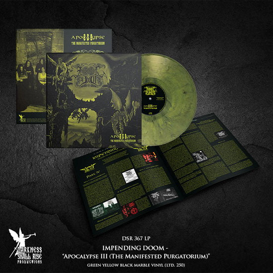 IMPENDING DOOM - APOCALYPSE III (THE MANIFESTED PURGATORIUM) (GREEN/YELLOW/BLACK MARBLE VINYL)
