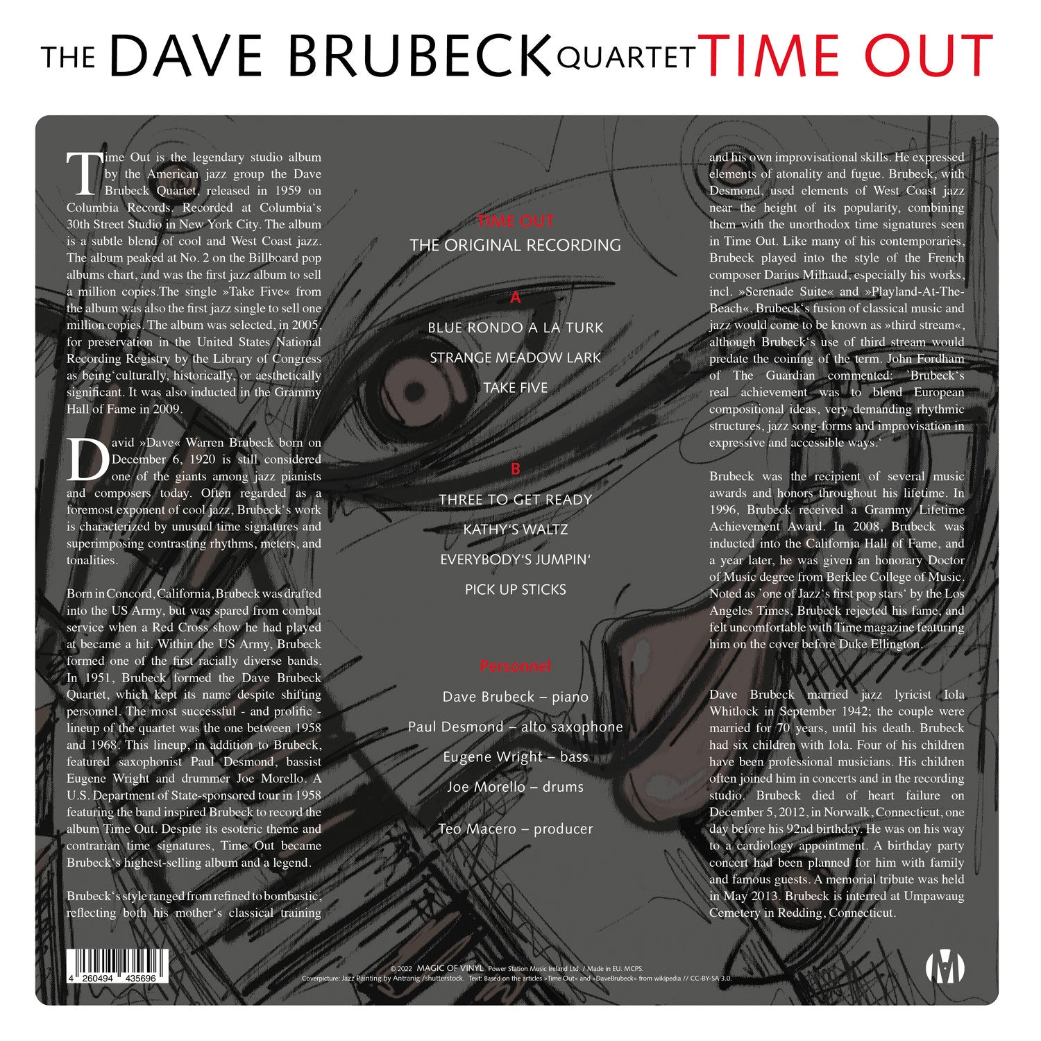 The Dave Brubeck Quartet - Time Out Limited Edition