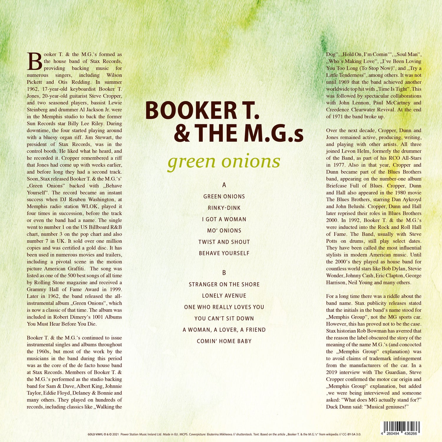 Booker T. & The M.G.s - Green Onions Limited Edition