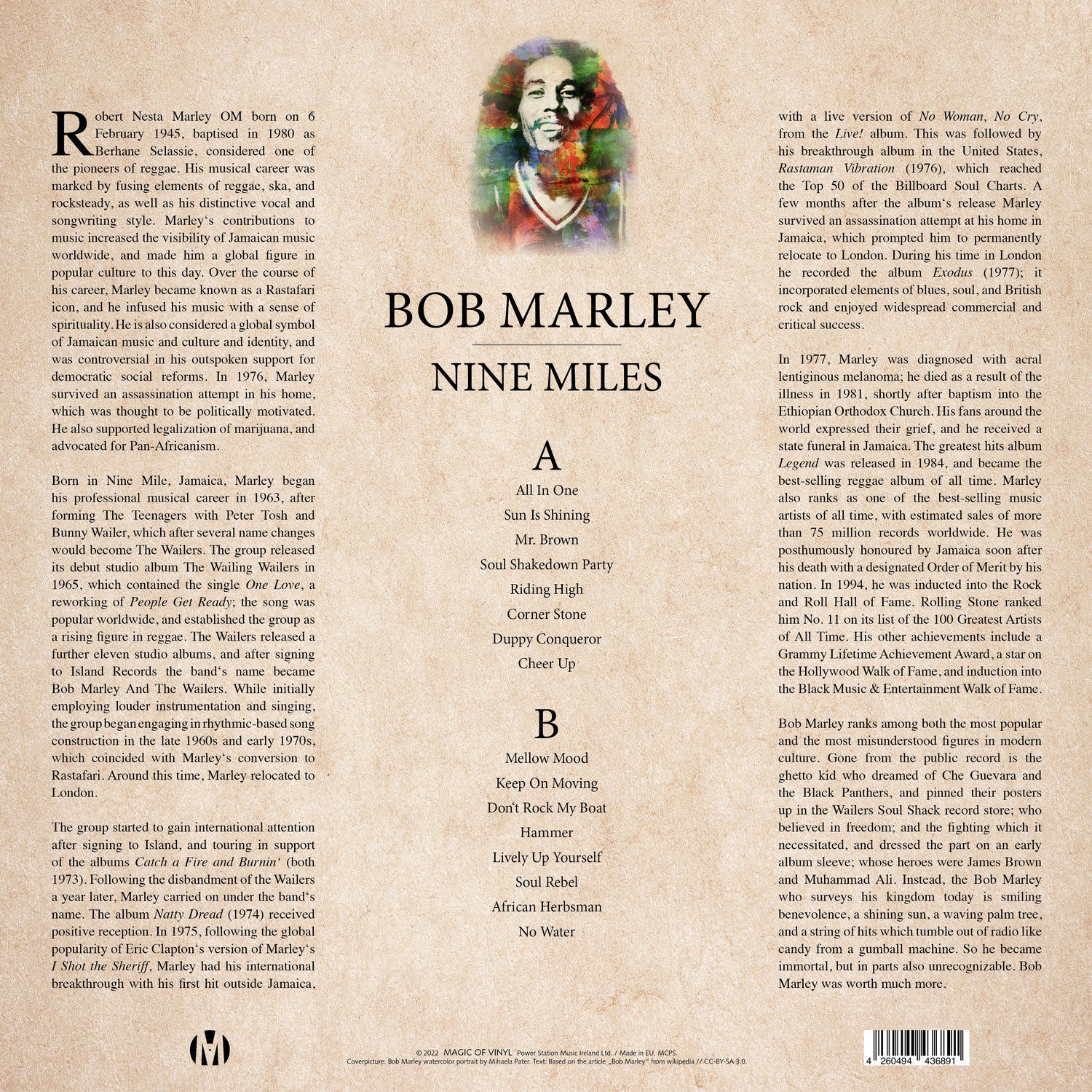 Bob Marley - Nine Miles Limited Edition