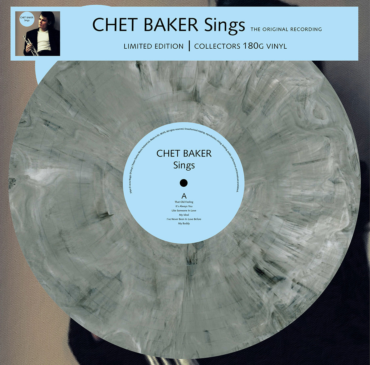 CHET BAKER - CHAT BAKER SINGS THE ORIGINAL RECORDING - New Vinyl Reco - F72z