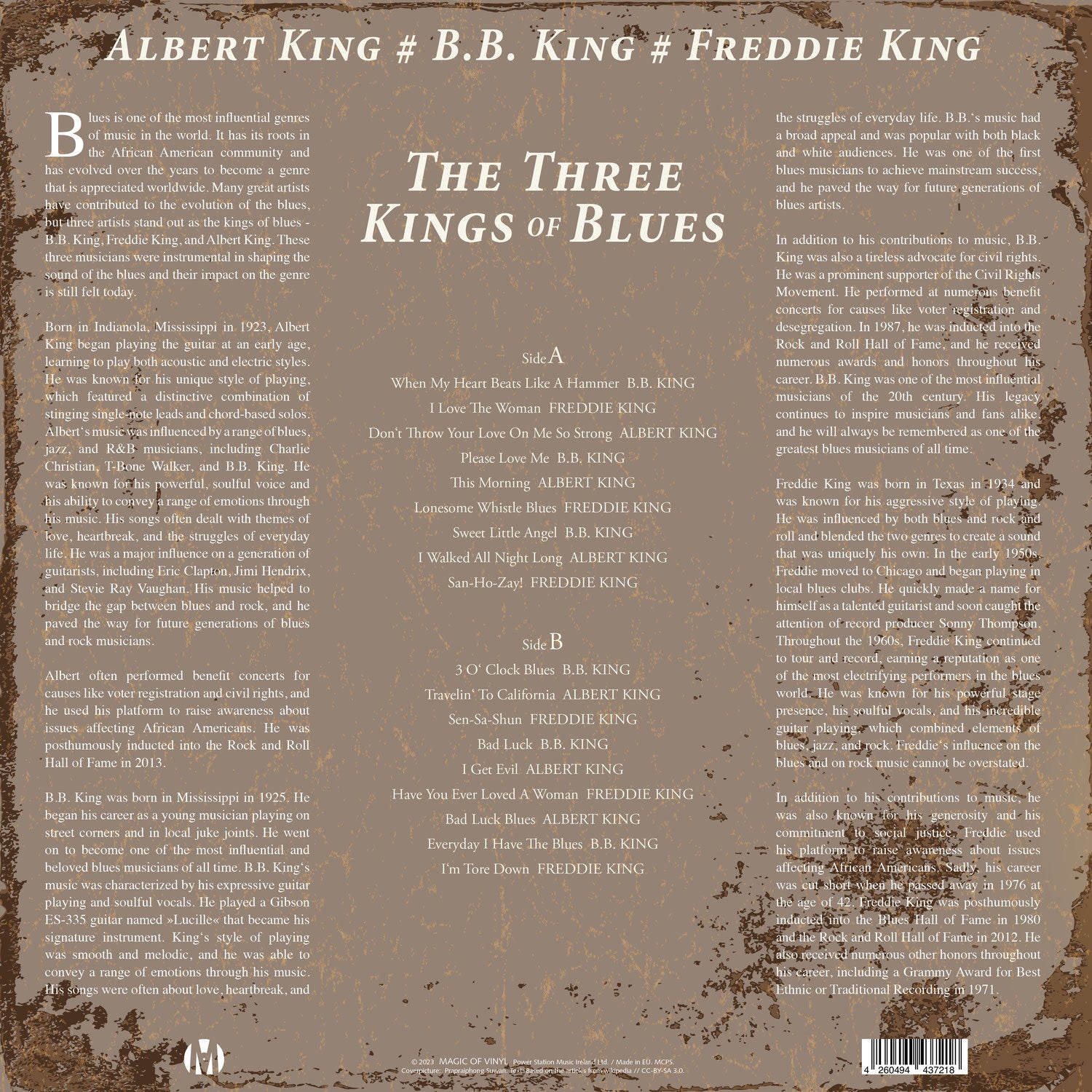 Albert King, B.B. King, Freddie King - The Three Kings Of Blues Limited Edition