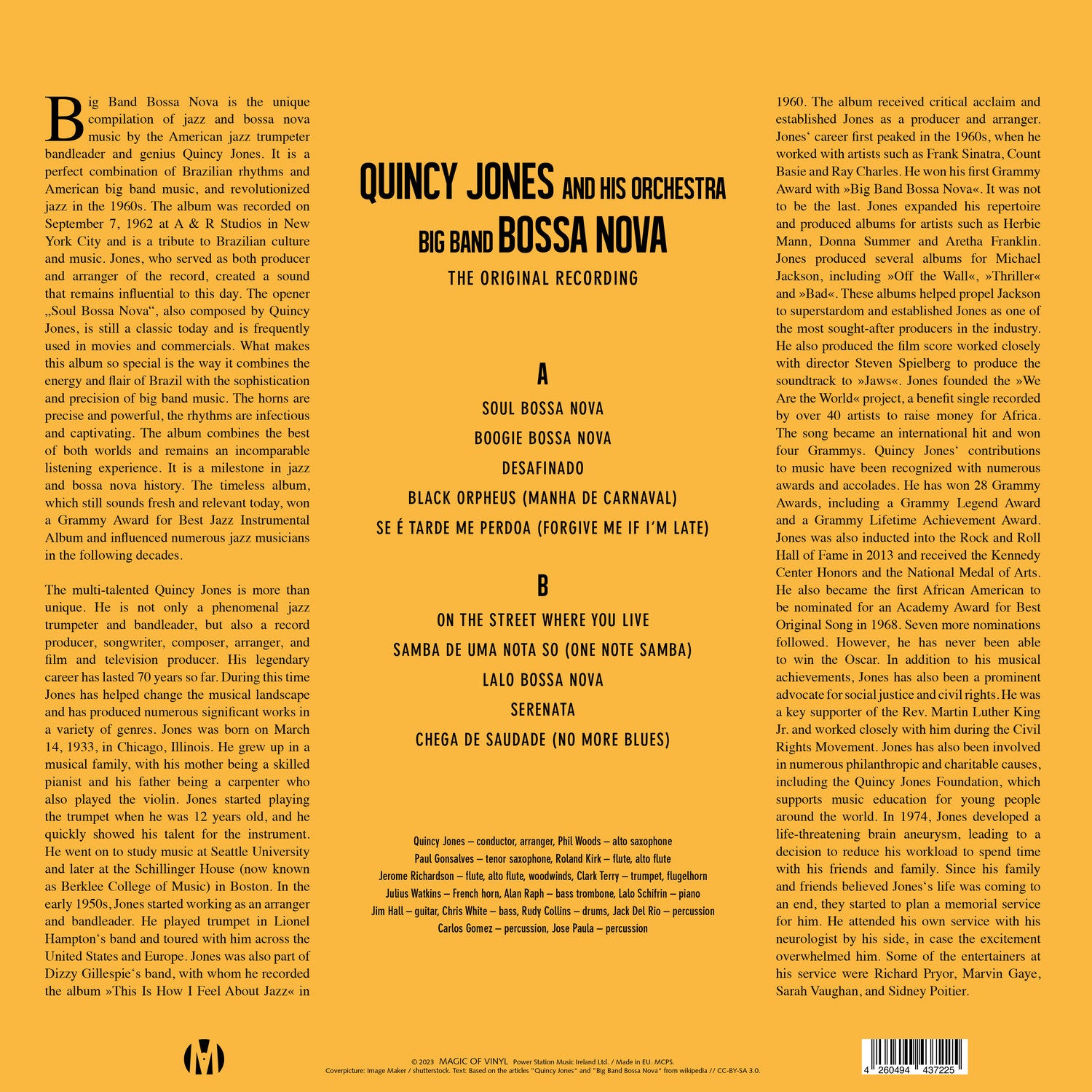 Quincy Jones And His Orchestra - Big Band Bossa Nova Limited Edition