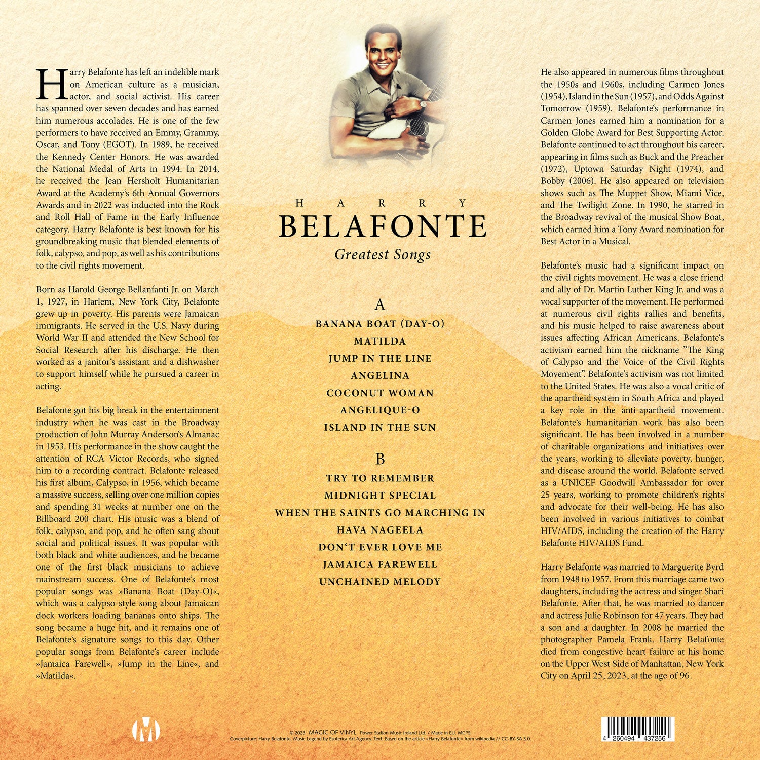 Harry Belafonte - Greatest Songs Limited Edition