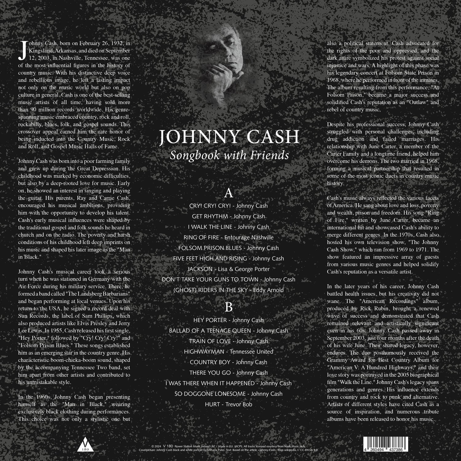Johnny Cash - Songbook With Friends Limited Edition