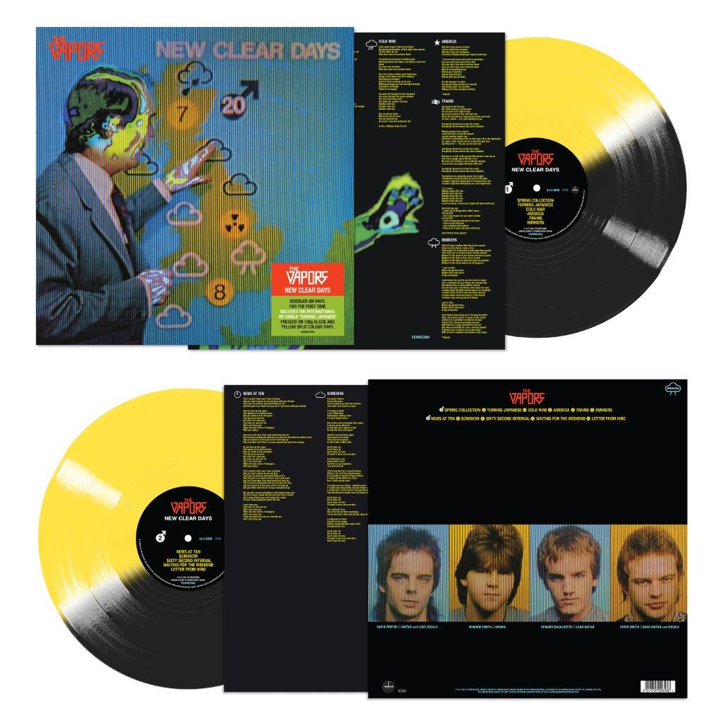 VAPORS - NEW CLEAR DAYS (180G/YELLOW & BLACK SPLIT VINYL)