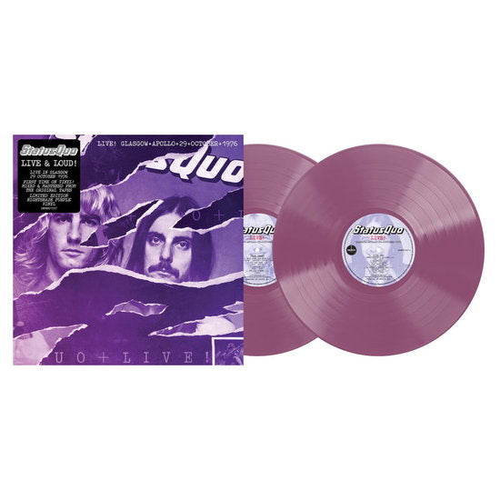 STATUS QUO - 29TH OCTOBER 1976 LIVE! (PURPLE VINYL/2LP)