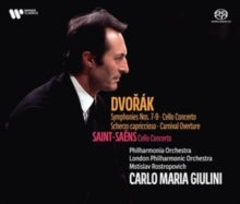 Giulini,carlo Maria - Dvorak: Syms 7-9 VC Con Saint-saens: VC Con