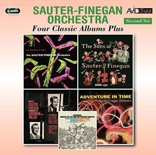 SAUTER-FINEGAN ORCHESTRA - FOUR CLASSIC ALBUMS PLUS (NEW DIRECTIONS/SONS OF SAUTER/ADVENTURES IN TIME/MEMORIES OF GOODMAN)