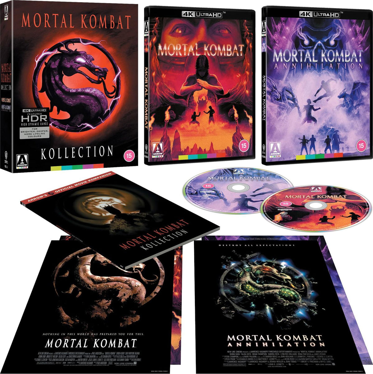 MORTAL KOMBAT KOLLECTION (LIMITED EDITION) (4K UHD/BLU-RAY) - MORTAL KOMBAT KOLLECTION (LIMITED EDITION) (4K UHD/BLU-RAY)