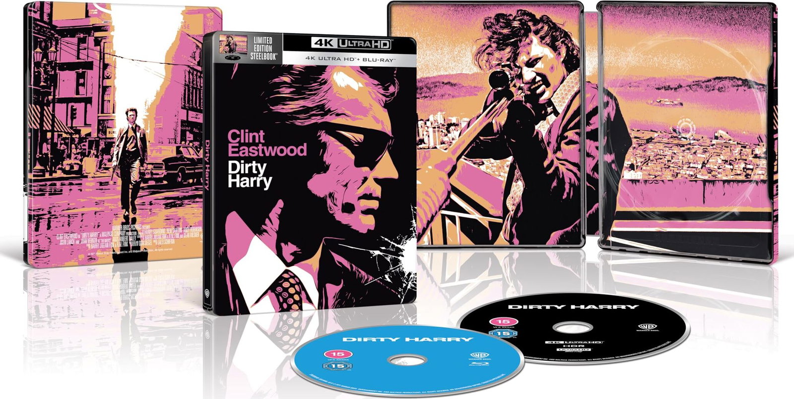 DIRTY HARRY (STEELBOOK) (4K ULTRA HD/BLU-RAY) - DIRTY HARRY (STEELBOOK) (4K ULTRA HD/BLU-RAY)