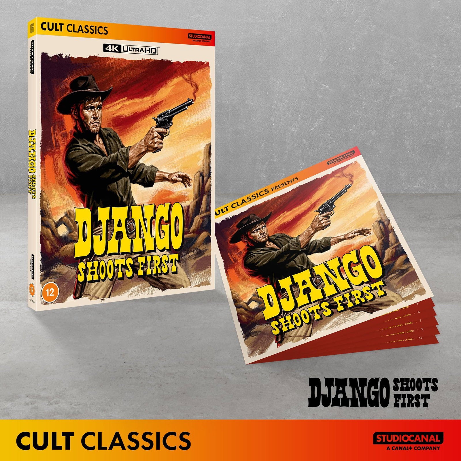 DJANGO SHOOTS FIRST (4K UHD/BLU-RAY) - DJANGO SHOOTS FIRST (4K UHD/BLU-RAY)