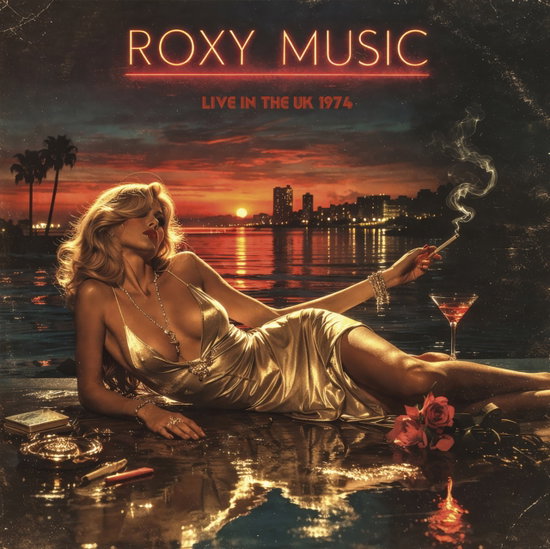MUSIC ROXY - CITY HALL. NEWCASTLE 28TH OCTOBER 1974 FM RADIO (RED VINYL)