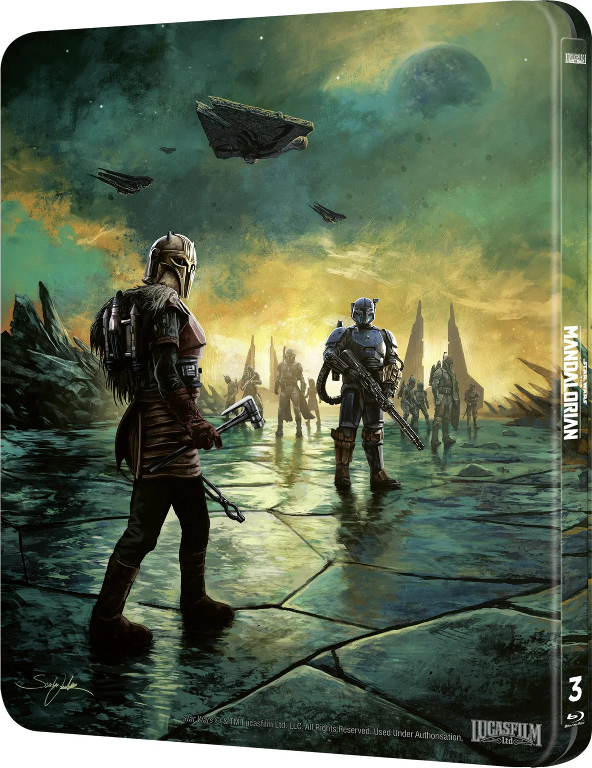 he Mandalorian: The Complete Third Season SteelBook 4K UHD + Blu-ray