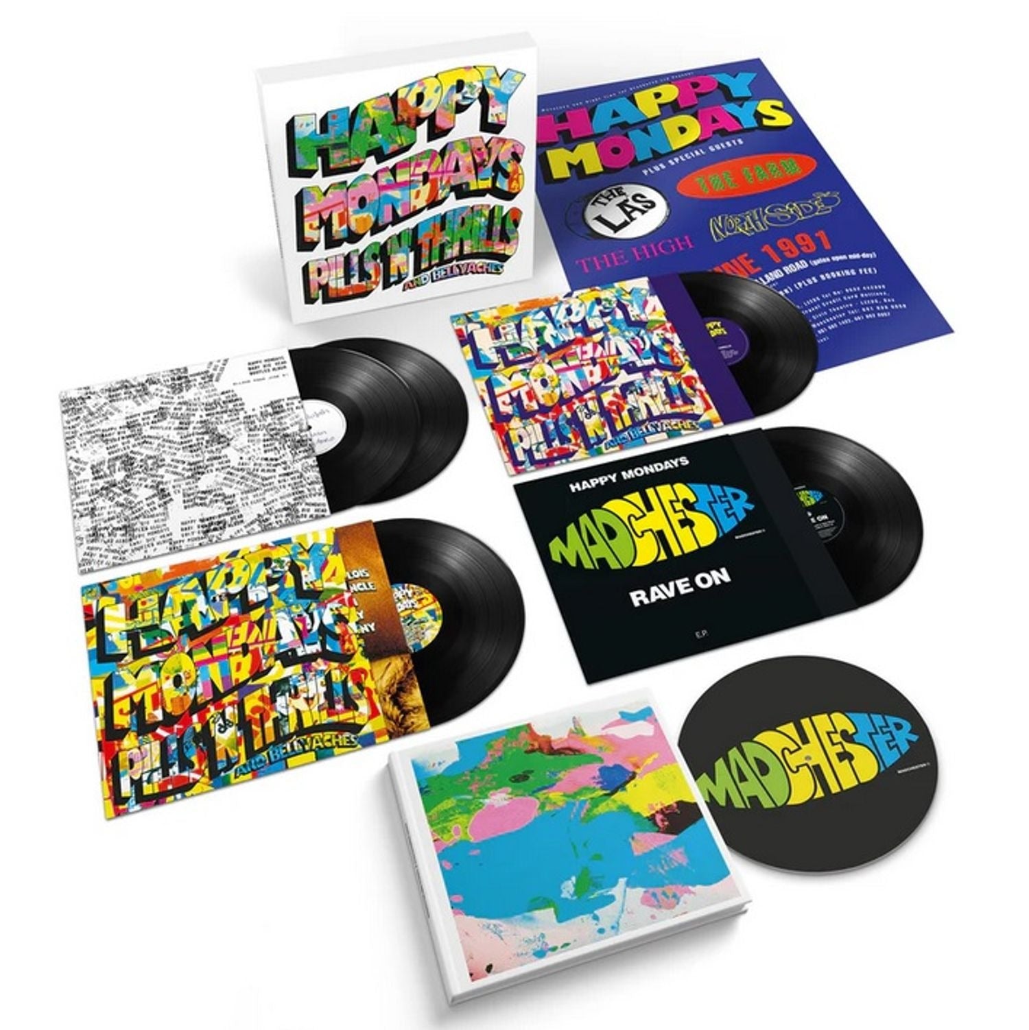 HAPPY MONDAYS - PILLS 'N' THRILLS & BELLYACHES (2026 EDITION) (5LP)