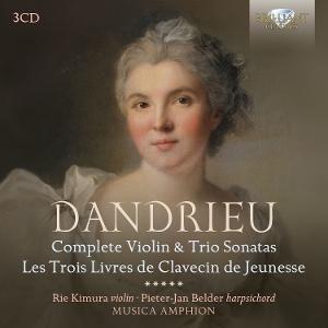 KIMURA RIE - DANDRIEU: COMPLETE VN & TRIO SONS LES TROIS LIVRES