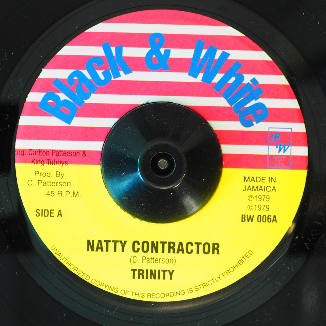 Trinity - Natty Contractor / Trinity - Internal Feeling